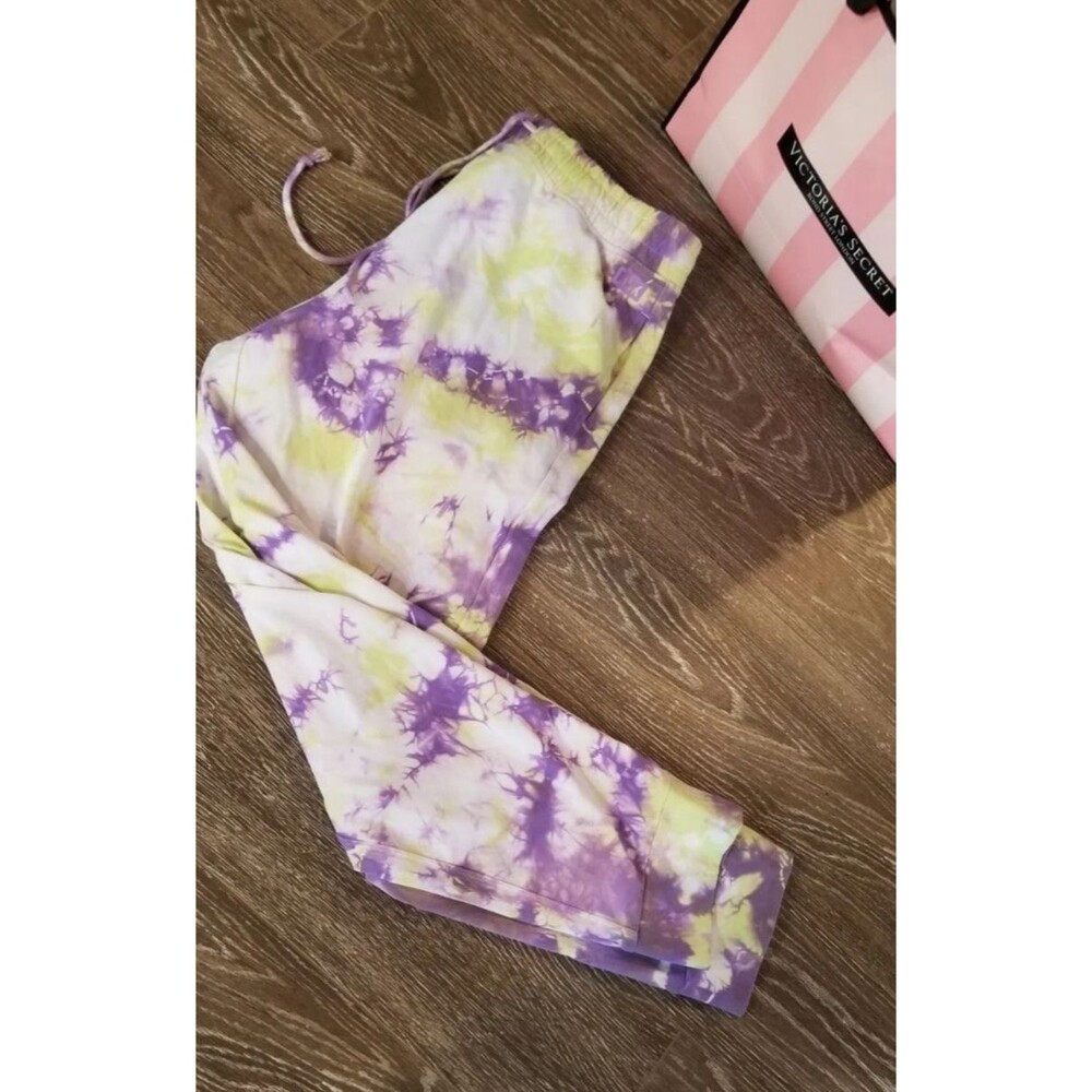 VS PINK campus joggers leggings tie dye xl
